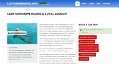 Desktop Screenshot of ladymusgraveisland.com